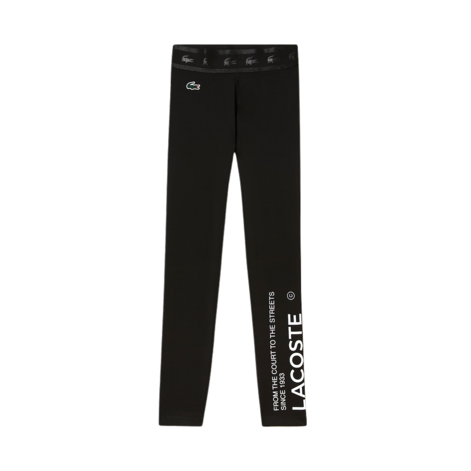 Se Lacoste Sport Leggings 7/8 Length Black hos Padelshoppen.com